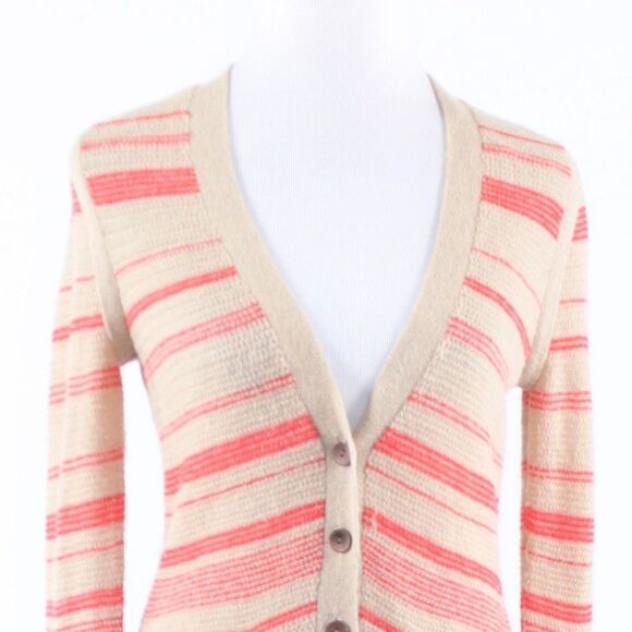 Rachel Roy beige orange sweater M - Picture 2 of 8